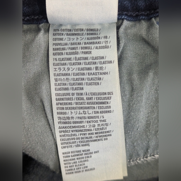 Hollister Co. Junior's or Women's Skinny Jeans Dark Wash Size 0 Short W24 L29 - Picture 10 of 10